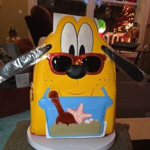 Loungefly Exclusive Pluto Summer Beach Mini Backpack
